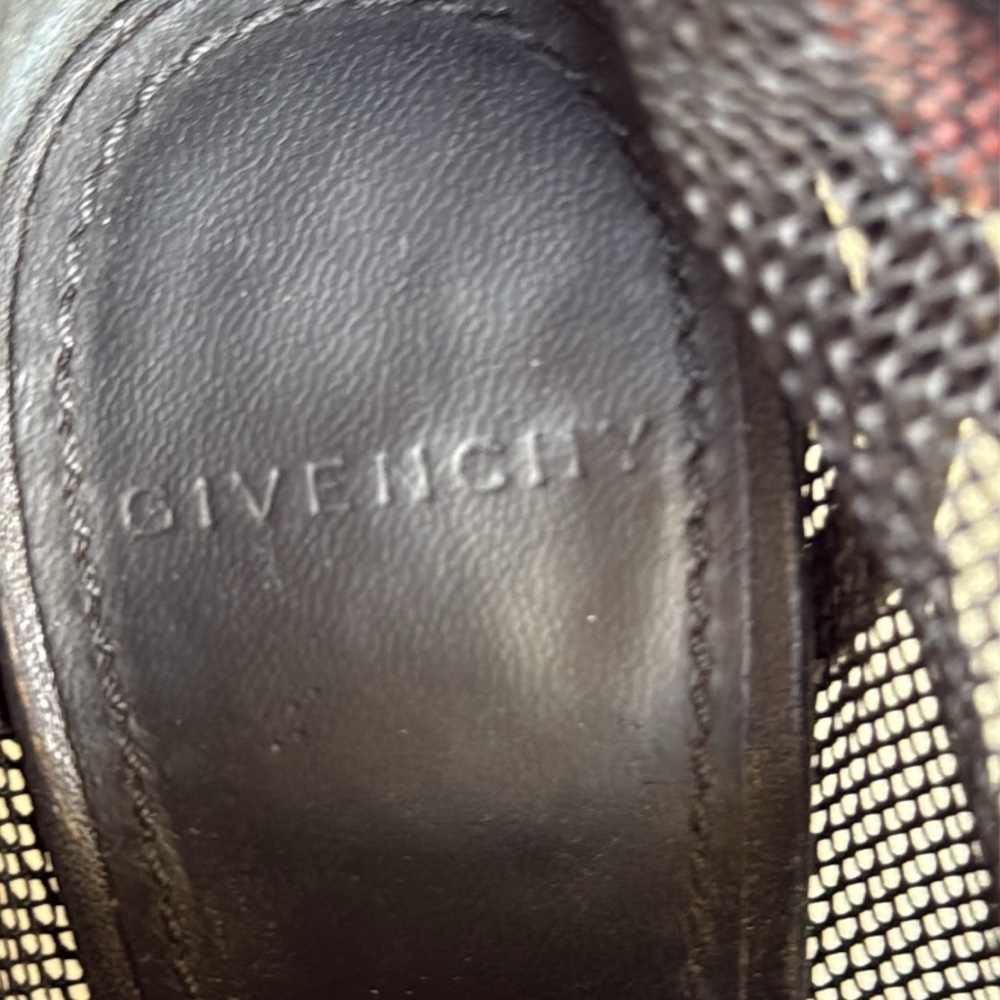 GIVENCHY leather mesh accent lace up boots - Picture 8 of 11